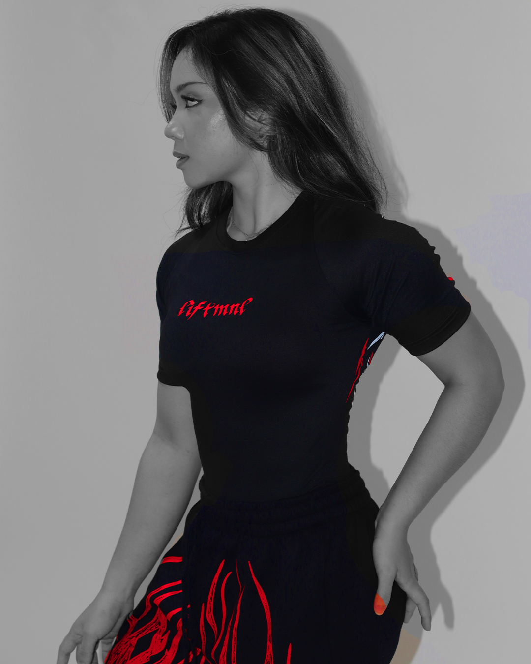 Oblivion Cropped Compression Shirt