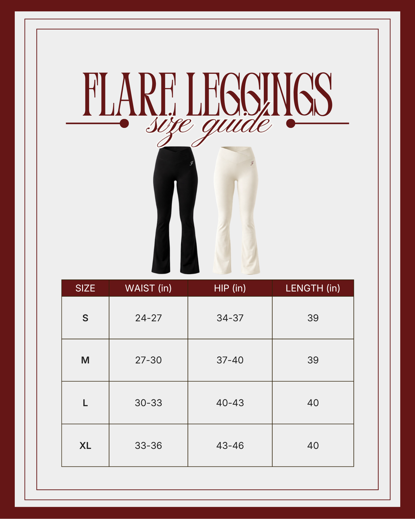 Ascent Flare Leggings - Ivory