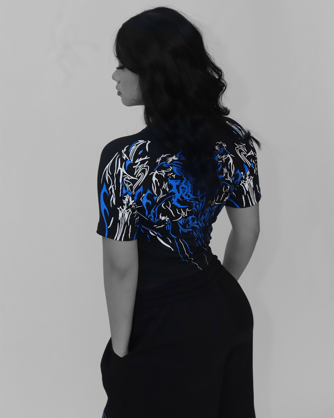 Oblivion Cropped Compression Shirt