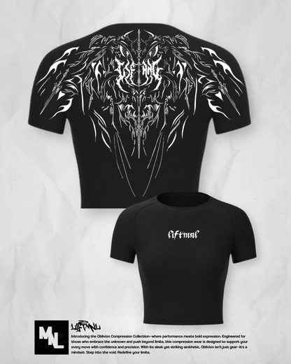 Oblivion Cropped Compression Shirt
