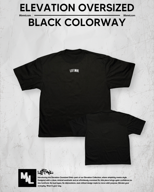 Elevation Oversized Shirt | Black Colorway