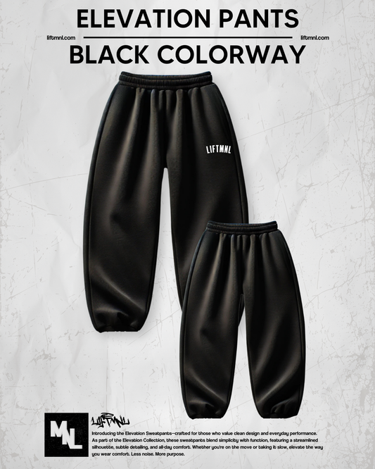 Elevation Sweatpants | Black Colorway