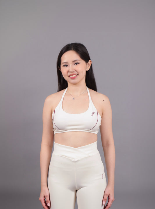 Ascent Sports Bra - Ivory