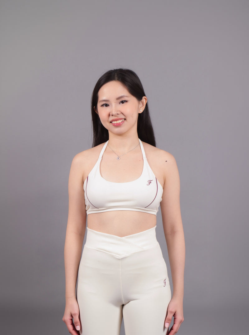 Ascent Sports Bra - Ivory