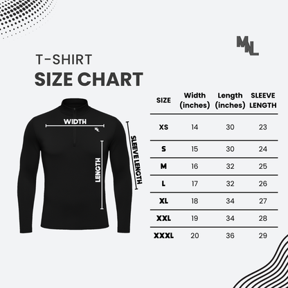 Mono Long Sleeve Quarter Zip Compression Shirt